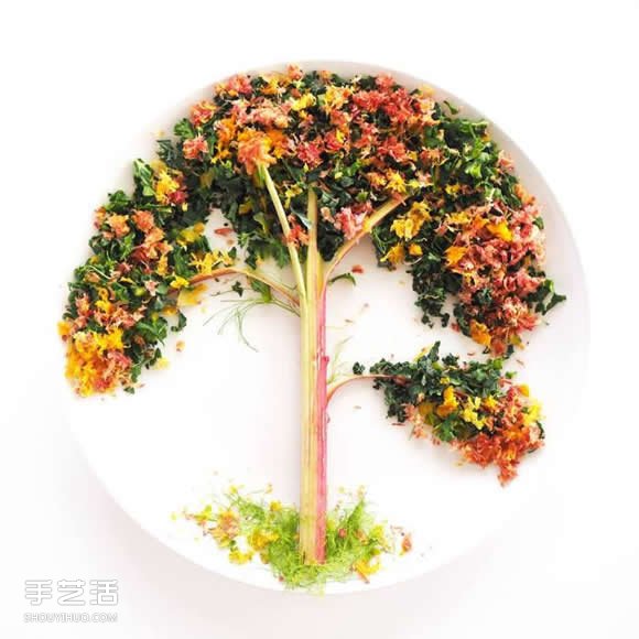 盤子上的藝術 利用蔬果廚余創作的烹飪畫布 - www.iyw0659.cn