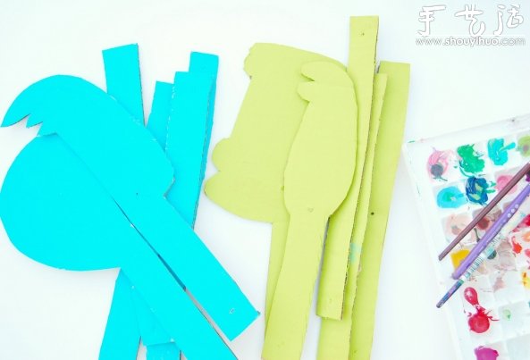 硬紙板DIY卡通小蛇的教程 - www.iyw0659.cn