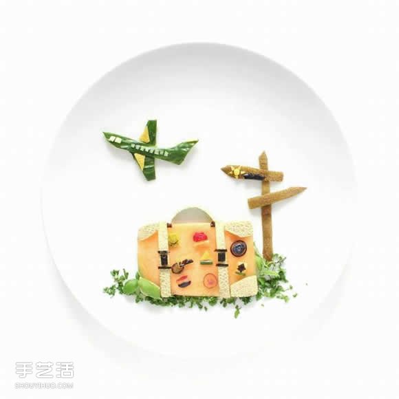 盤子上的藝術 利用蔬果廚余創作的烹飪畫布 - www.iyw0659.cn