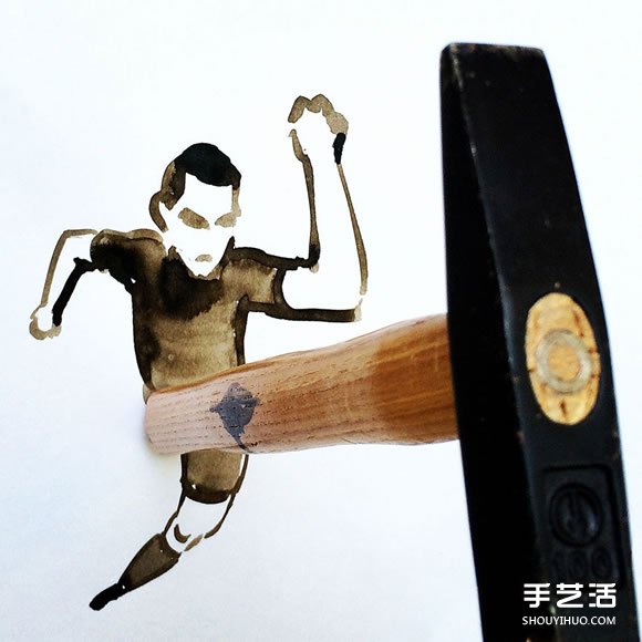 生活物品與插畫結(jié)合 創(chuàng)意DIY讓你驚嘆連連 - www.iyw0659.cn