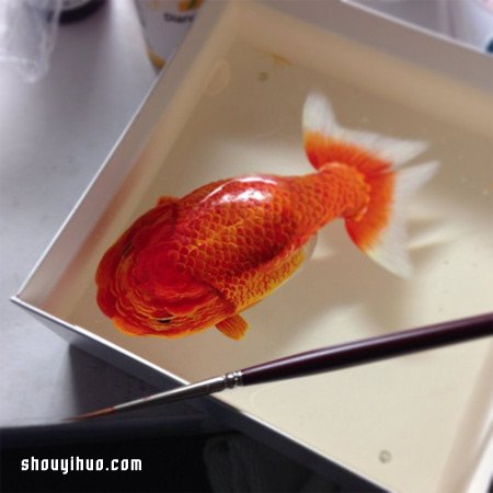 深堀隆介利用樹(shù)脂創(chuàng)作栩栩如生的3D藝術(shù)畫(huà) - www.iyw0659.cn