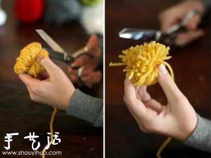 自制書簽 DIY制作可愛的毛線球書簽 - www.iyw0659.cn