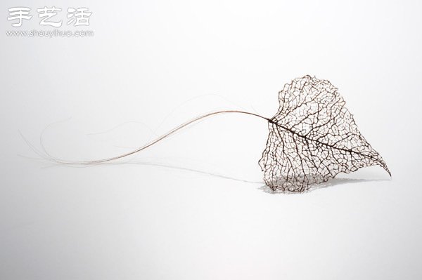 頭發絲編織落葉 宛如精致藝術品 - www.iyw0659.cn