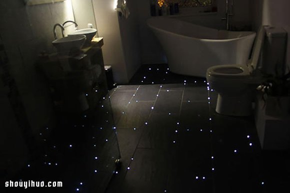 光纖創意DIY:把地板變成星光點點的夜空 - www.iyw0659.cn