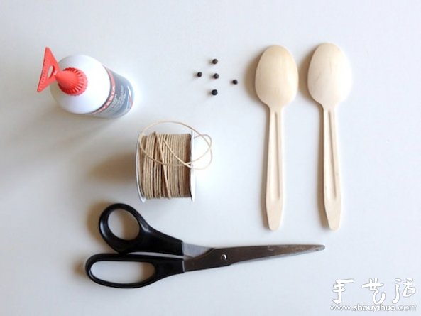 一次性勺子廢物利用DIY昆蟲玩具 - www.iyw0659.cn