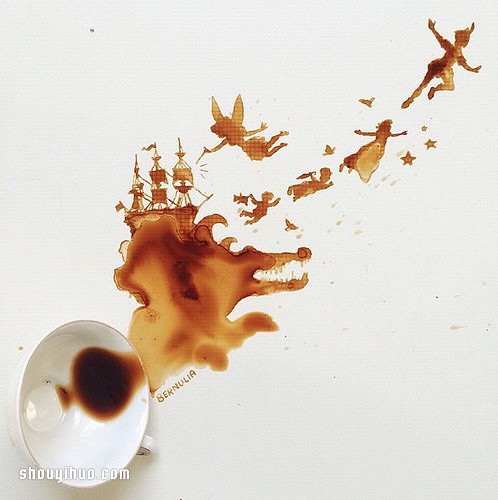Giulia Bernardelli 咖啡畫作品欣賞 - www.iyw0659.cn