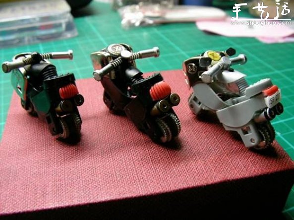 一次性打火機(jī)DIY摩托車模型 - www.iyw0659.cn