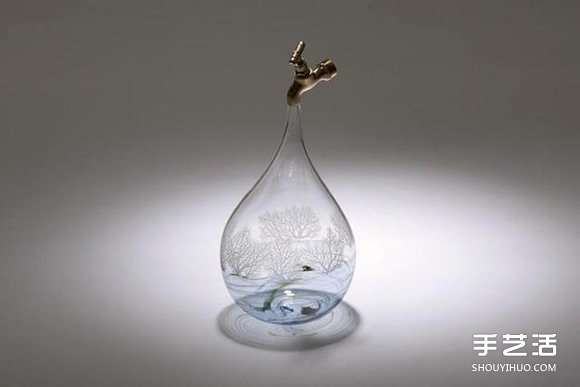 玻璃雕刻作品:用電鉆刻劃出心中的森林圣殿 - www.iyw0659.cn