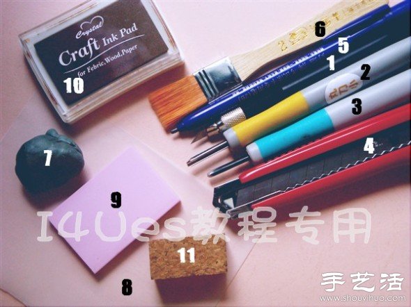 超詳細手工制作小鳥圖案橡皮章教程 - www.iyw0659.cn