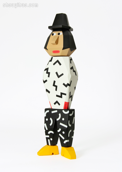 People Blocks 2 木玩偶雕塑作品欣賞 - www.iyw0659.cn