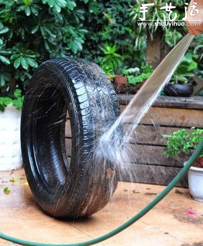 廢物利用:舊輪胎DIY個性沙發 - www.iyw0659.cn