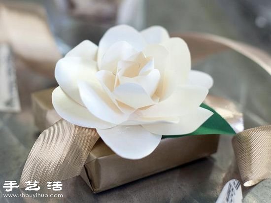 卡紙手工制作梔子花手工花圖解教程 - www.iyw0659.cn