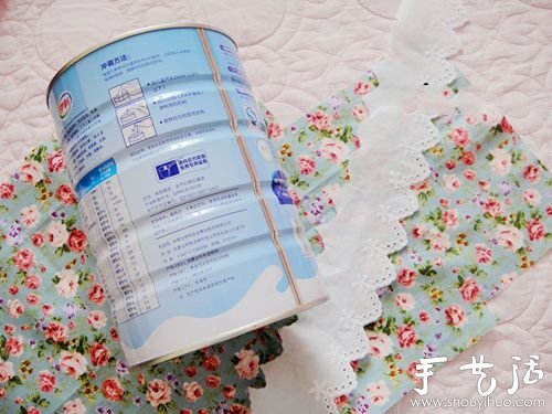 奶粉罐DIY清新田園風儲物罐的方法 - www.iyw0659.cn