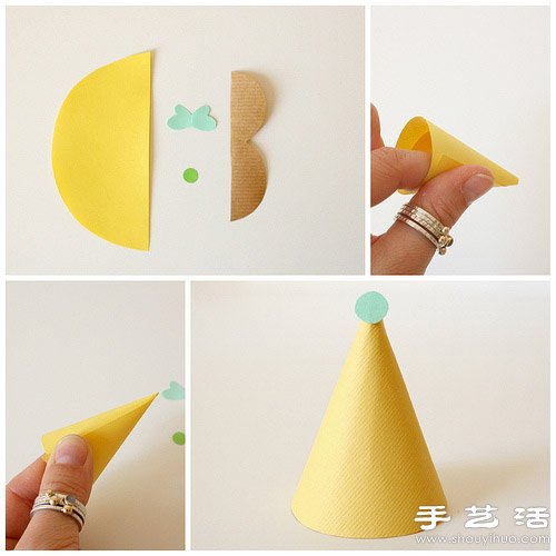 剪紙+雞蛋 手工制作可愛小人玩偶 - www.iyw0659.cn