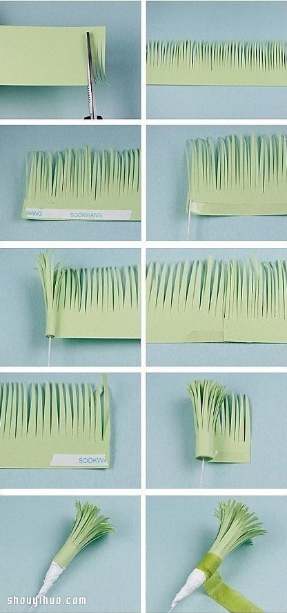 簡(jiǎn)單漂亮手工紙藝花的制作方法圖解教程 - www.iyw0659.cn