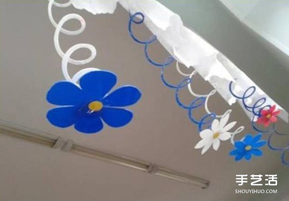 幼兒手工教程:簡單又好玩的剪紙彈簧花小制作 - www.iyw0659.cn