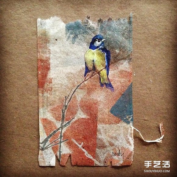 變廢為寶:藝術家用喝過的茶包當畫布寫日記 - www.iyw0659.cn