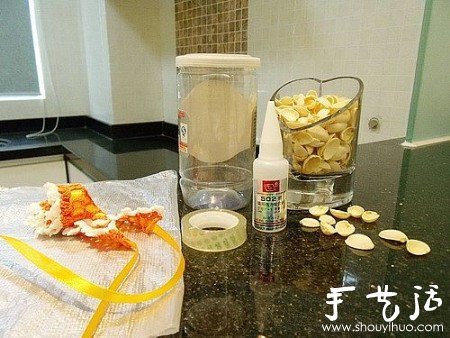 開心果殼變廢為寶 DIY田園風花瓶和筆筒 - www.iyw0659.cn