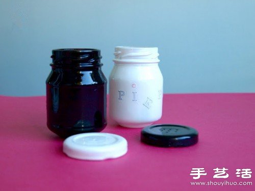 玻璃瓶廢物利用DIY可愛的調(diào)味瓶 - www.iyw0659.cn