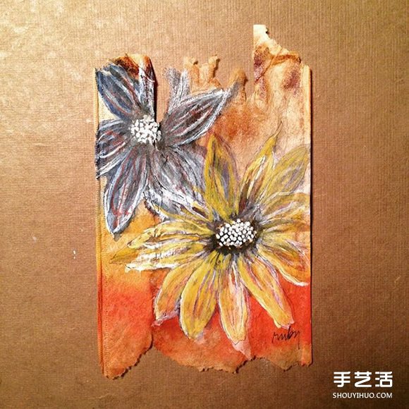 變廢為寶:藝術家用喝過的茶包當畫布寫日記 - www.iyw0659.cn