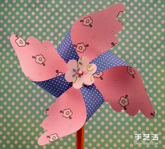 幼兒八葉紙風(fēng)車(chē)的做法 手工雙層紙風(fēng)車(chē)的做法 - www.iyw0659.cn