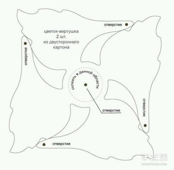 幼兒八葉紙風(fēng)車(chē)的做法 手工雙層紙風(fēng)車(chē)的做法 - www.iyw0659.cn