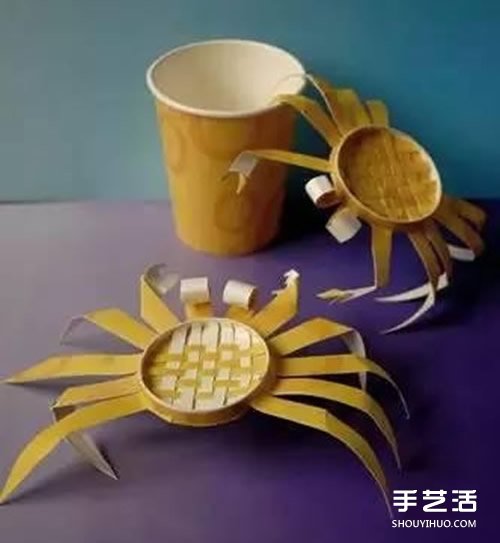 幼兒園螃蟹模型制作 一次性紙杯做螃蟹的教程 - www.iyw0659.cn