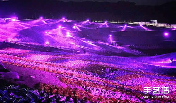 400萬個飲料瓶變廢為寶 打造梵高《星夜》 - www.iyw0659.cn