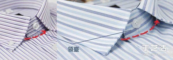 破舊襯衫廢物利用DIY手工制作紳士貓項圈 - www.iyw0659.cn