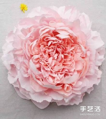 大型皺紙花的做法步驟 手工皺紙花的折法圖解 - www.iyw0659.cn