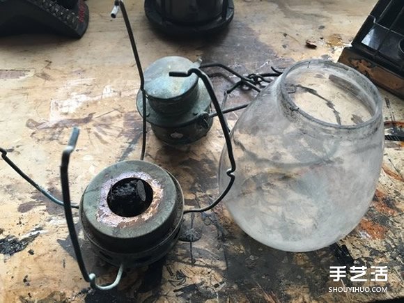 煤油燈改造成水族箱 當(dāng)然也可以拿來種盆栽 - www.iyw0659.cn