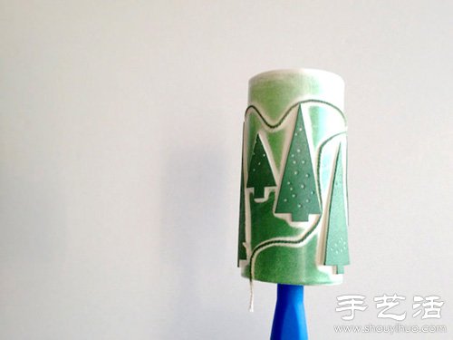 簡(jiǎn)單圣誕樹(shù)圖章手工制作 - www.iyw0659.cn