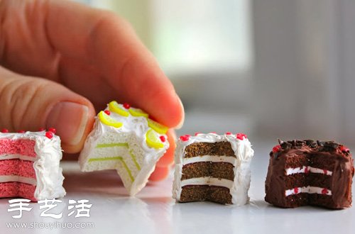 軟陶手工制作迷你蛋糕 - www.iyw0659.cn