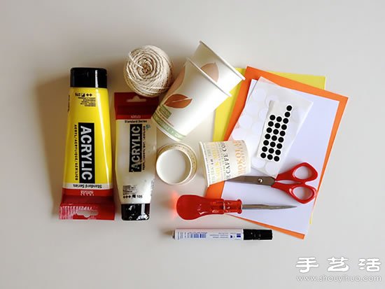 一次性紙杯手工制作可愛鴨子玩偶 - www.iyw0659.cn