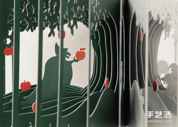 紙雕藝術:壯麗富士山縮小成迷你立體書 - www.iyw0659.cn