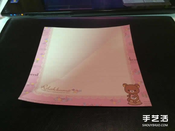 自帶夾頁功能的個性書簽的折法圖解教程 - www.iyw0659.cn