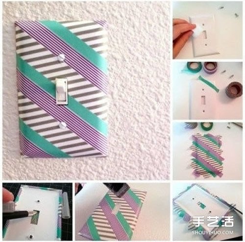 膠帶創意畫DIY 簡單小手工改造美化家居空間 - www.iyw0659.cn