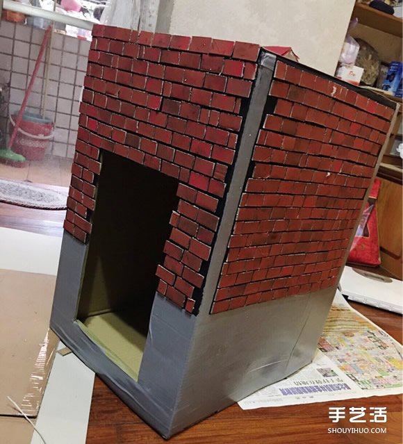 狗屋的制作方法帶圖片 廢紙箱做狗窩的做法 - www.iyw0659.cn