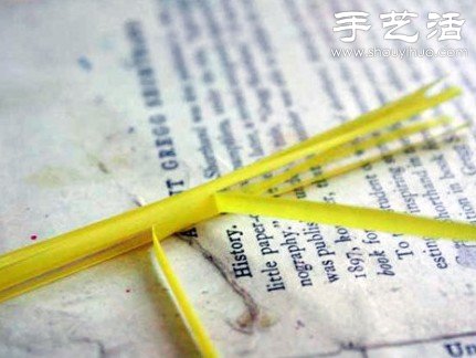 吸管小制作:變廢為寶手工DIY焰火裝飾 - www.iyw0659.cn