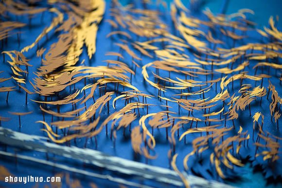 躍然紙上的紙雕作品 真的浮在紙面上了哦! - www.iyw0659.cn