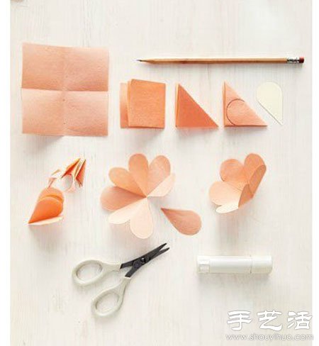 立體的花朵裝飾賀卡手工制作 - www.iyw0659.cn