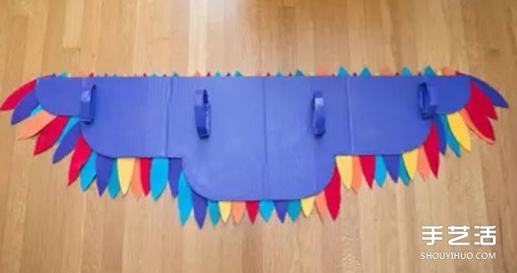 兒童羽毛翅膀制作方法 硬紙板制作翅膀的教程 - www.iyw0659.cn