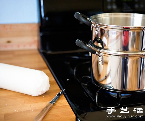 鐵罐廢物利用手工制作漂亮復古蠟燭/燭臺 - www.iyw0659.cn