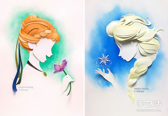 夢幻紙雕作品 讓迪士尼人物從書本上活了起來 - www.iyw0659.cn