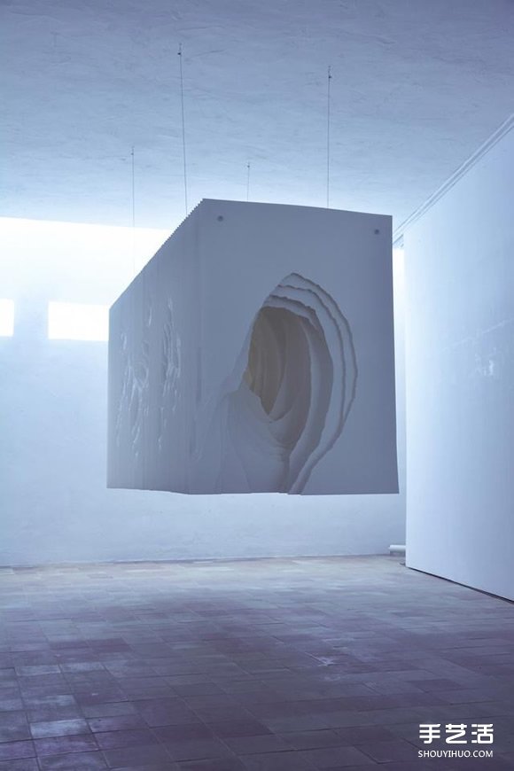 白紙搭配暖色調光線 DIY神秘的3D紙雕藝術品 - www.iyw0659.cn