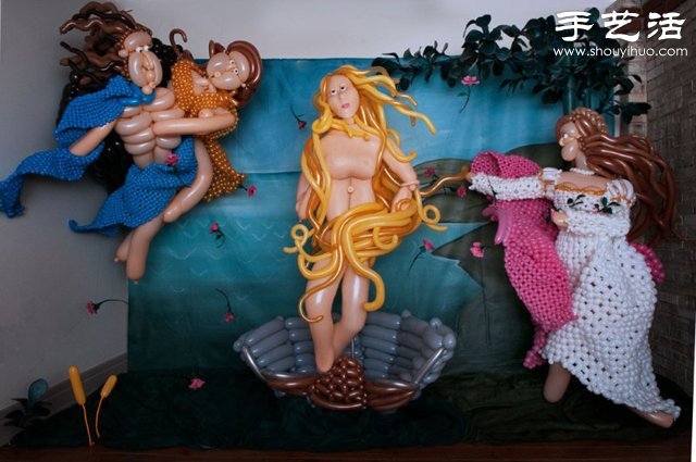 街頭藝術家Larry Moss的氣球編織作品 - www.iyw0659.cn