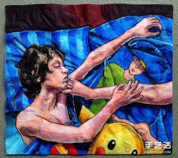 在餐巾紙上妙筆生花 才華洋溢媽媽的惡搞漫畫 - www.iyw0659.cn