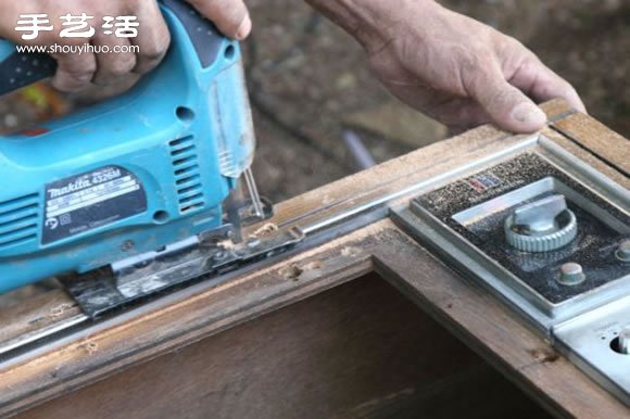舊電視手工DIY改造懷舊魚缸水族箱圖解教程 - www.iyw0659.cn