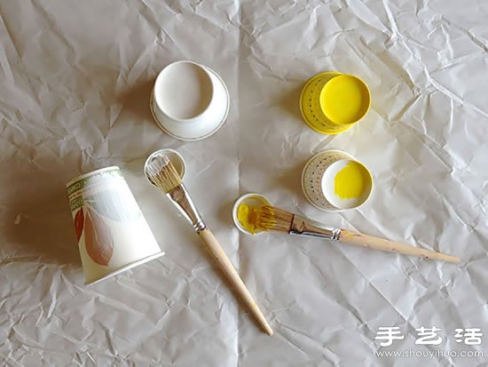 一次性紙杯手工制作可愛鴨子玩偶 - www.iyw0659.cn