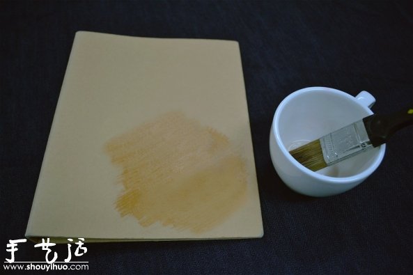 葉片印染DIY,制作小清新書本封面 - www.iyw0659.cn